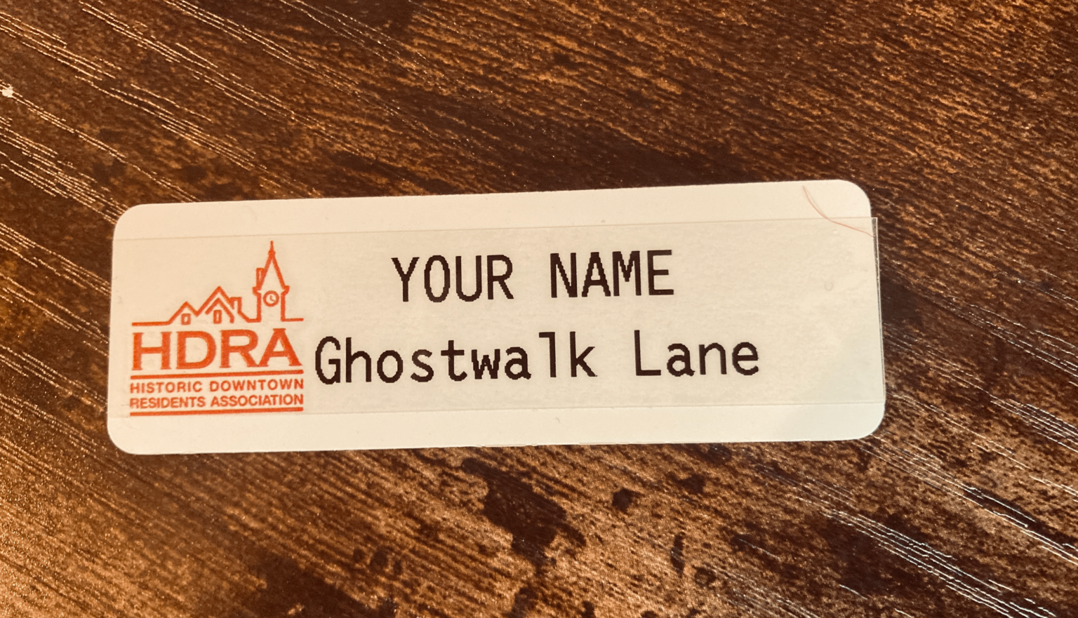 Member Name Tags – Historic Downtown Residents Association, New Bern ...